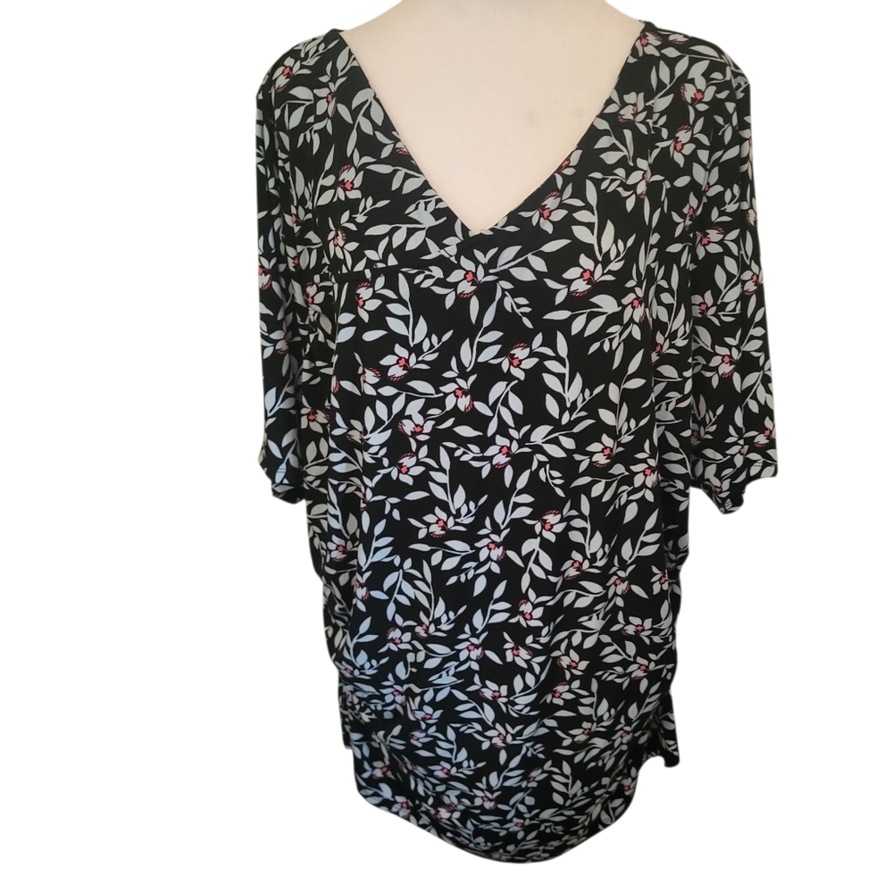 Lane Bryant Plus Top Black sz 22/24